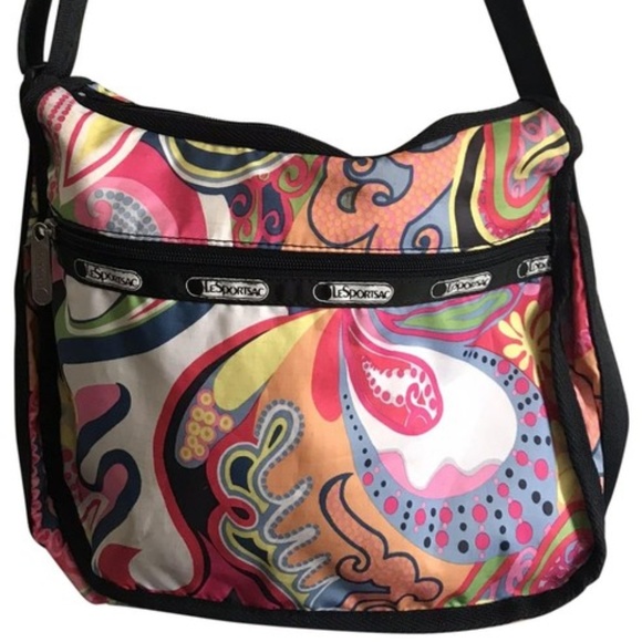 LeSportsac Handbags - LE SPORTSAC Nylon Crossbody Bag With Adjustable St